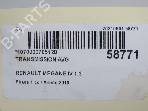 Drivaksel fortil venstre Drivaksel fortil venstre RENAULT MEGANE IV Hatchback (B9A/M/N_) 1.3 TCe 140 (B9NB) (140 hp) 37411028 37411028