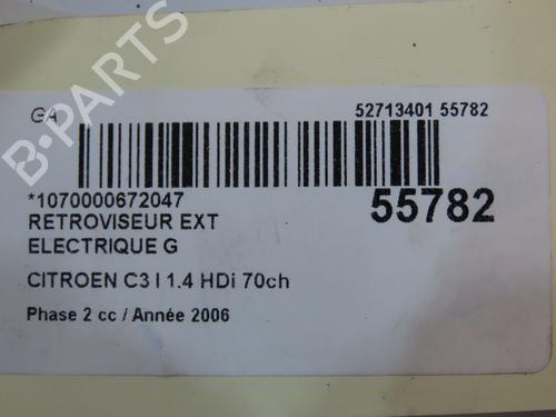 Used Left mirror CITROËN C3 I (FC_, FN_) 1.4 HDi (68 hp) 30630878