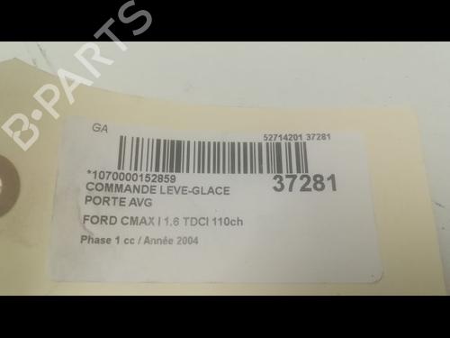 Used Left front window switch FORD FOCUS C-MAX (DM2) 1.6 TDCi (109 hp) 9600801