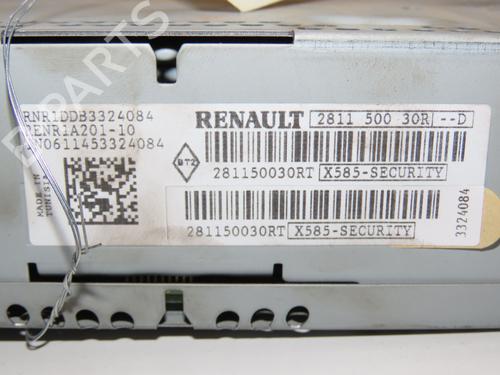 Bilradio RENAULT MEGANE III Hatchback (BZ0/1_, B3_) 1.6 16V Hi-Flex (BZ03) (110 hp) 28968075