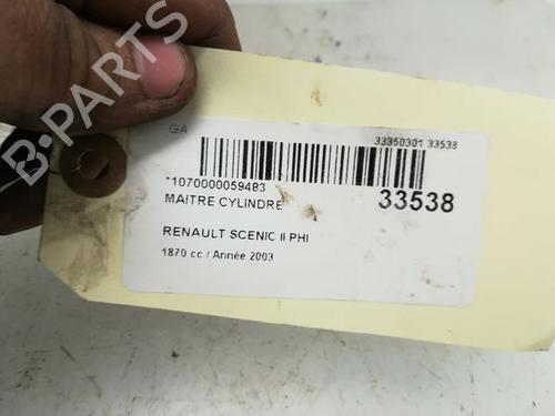 Used Brake master cylinder RENAULT SCÉNIC II (JM0/1_) 1.9 dCi (JM0G, JM12, JM1G, JM2C) (120 hp) 23173726