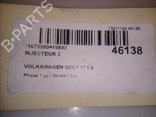 Used Injector Injector VW GOLF IV (1J1) 1.9 TDI (90 hp) 14950240 14950240