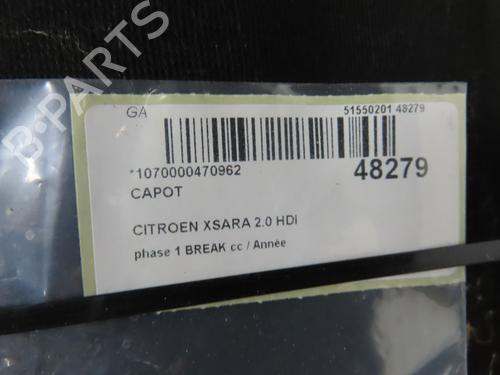 Capot CITROËN XSARA Break (N2) 2.0 HDI 90 (90 hp) 28968367