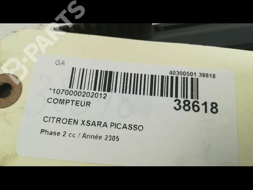 Instrument cluster CITROËN XSARA PICASSO (N68) 1.6 16V | BP9604029C47 