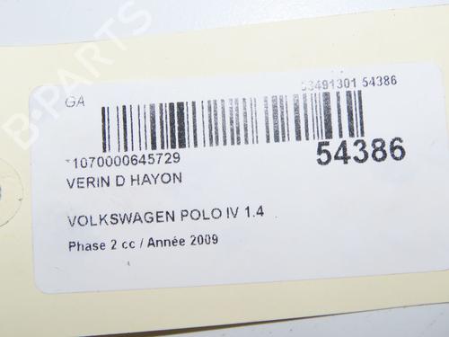 Tailgate lift support VW POLO IV (9N_, 9A_) 1.4 TDI | BP31121088C138