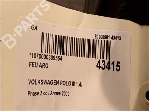 Left taillight VW POLO (6N2) 1.4 16V | BP9617377C34 