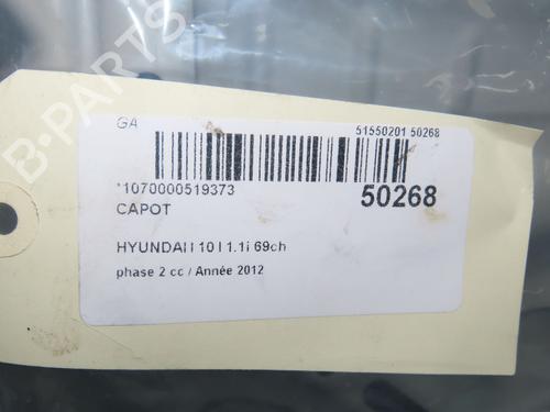 Hood HYUNDAI i10 I (PA) 1.1 | BP23064658C1