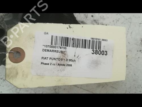 Used Starter Starter FIAT PUNTO (188_) 1.2 60 (188.030, .050, .130, .150, .230, .250) (60 hp) 9605506 9605506