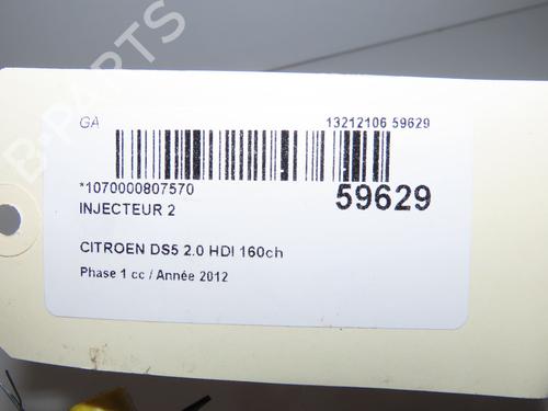 Injector CITROËN DS5 2.0 HDi 165 | BP38713648M100 - Image 5