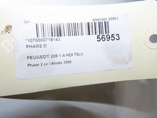 Right headlight SEAT LEON (1P1) 1.9 TDI | BP36396254C29 - Image 6