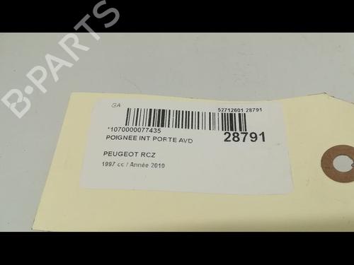 Used Front right interior door handle PEUGEOT RCZ 2.0 HDi (163 hp) 9596145