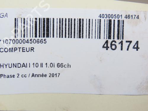 Instrument cluster HYUNDAI i10 II (BA, IA) 1.0 | BP18913130C47 