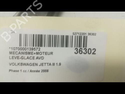 Used Front right window mechanism VW JETTA III (1K2) 1.9 TDI (105 hp) 9599700