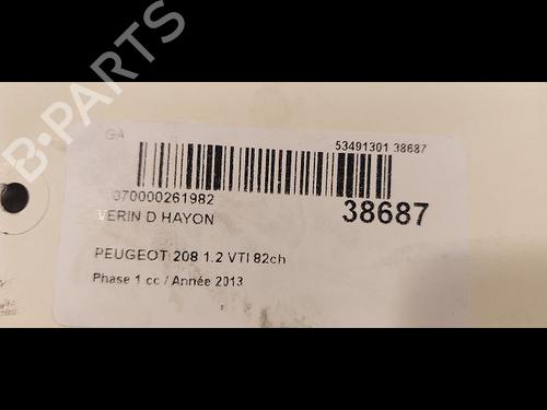 Tailgate lift support PEUGEOT 208 I (CA_, CC_) 1.2 VTI 82 | BP14879814C138