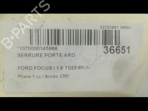 Højre bagtil lås FORD FOCUS I (DAW, DBW) 1.8 Turbo DI / TDDi (90 hp) 23177001