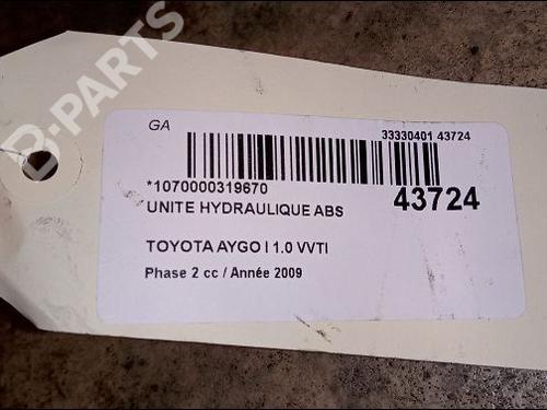 ABS pump TOYOTA AYGO (_B1_) 1.0 (KGB10_, KGB10R) | BP9618197M43 