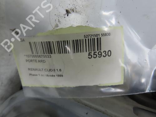 Used Right rear door RENAULT CLIO II (BB_, CB_) 1.6 (B/CB0D, BB00) (90 hp) 31605902