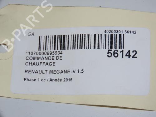 Climate control RENAULT MEGANE IV Hatchback (B9A/M/N_) 1.5 dCi 110 (B9A3) | BP31155107I5  - Image 6