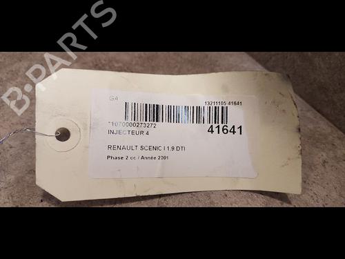 Used Injector RENAULT SCÉNIC I MPV (JA0/1_, FA0_) 1.9 dTi (JA1U) (80 hp) 9612936