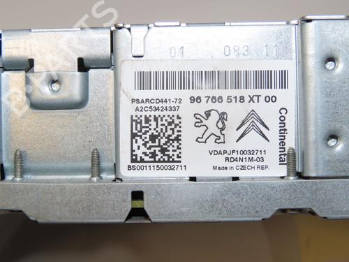 Radio CITROËN C3 II (SC_) 1.4 HDi 70 (SC8HZC, SC8HR0, SC8HP4) | BP31179726E6