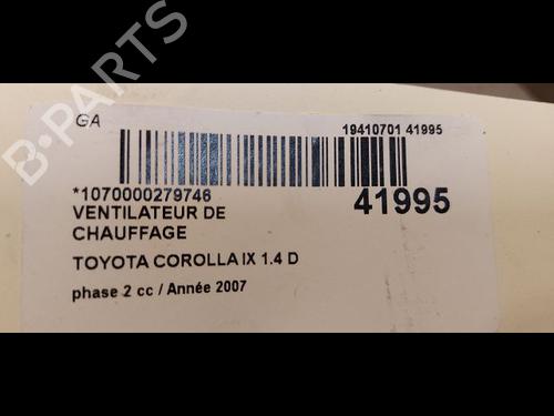 Used Heater blower motor TOYOTA COROLLA (_E12_) 1.4 D (NDE120_, NDE120R) (90 hp) 9614038