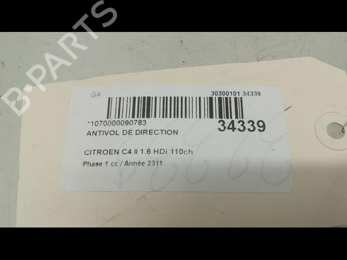 Ratlås/Tændingslås CITROËN C4 II (NC_) 1.6 HDi 110 (112 hp) 9596815