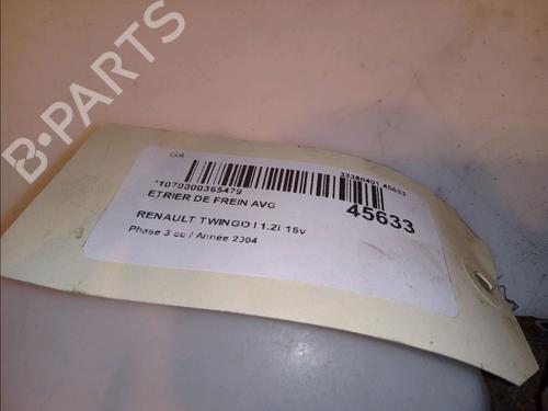 Used Left front brake caliper RENAULT TWINGO I (C06_) 1.2 16V (C06C, C06D, C06K) (75 hp) 14878566