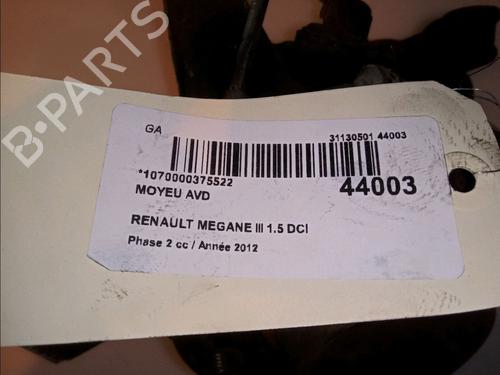 Used Left front steering knuckle Left front steering knuckle RENAULT MEGANE III Hatchback (BZ0/1_, B3_) 1.5 dCi (BZ0C) (90 hp) 14875678 14875678