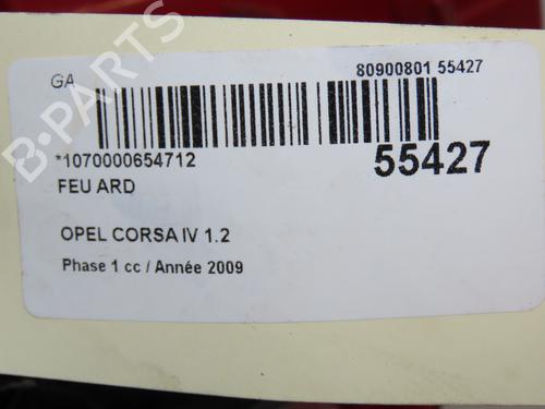 Right taillight OPEL CORSA D (S07) 1.2 (L08, L68) | BP30652541C35  - Image 6