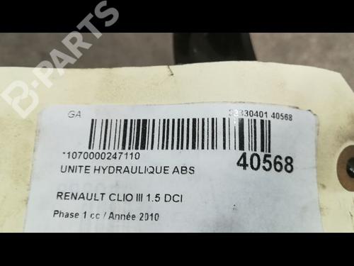 ABS pump RENAULT CLIO III (BR0/1, CR0/1) 1.5 dCi (C/BR0G, C/BR1G) | BP9609344M43 