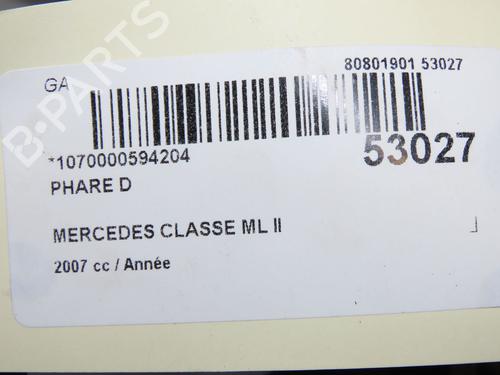 Right headlight MERCEDES-BENZ M-CLASS (W164) ML 320 CDI 4-matic (164.122) | BP36657767C29 - Image 5