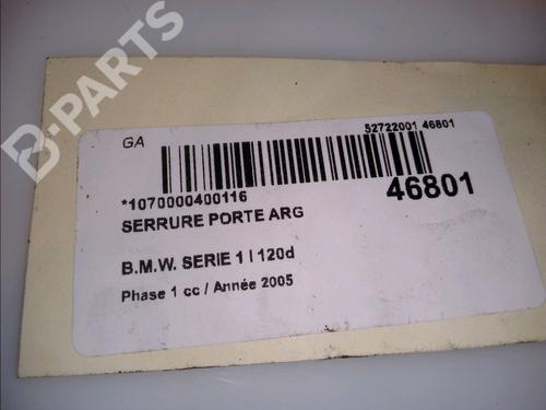 Rear left lock BMW 1 (E87) 118 d | BP11418217C100 