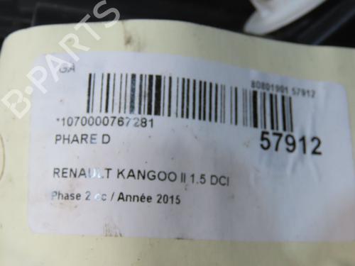 Right headlight RENAULT KANGOO Express (FW0/1_) 1.5 dCi 75 (FW07, FW10, FW04) | BP36345354C29  - Image 6