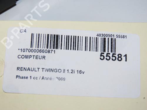 Instrument cluster RENAULT TWINGO II (CN0_) 1.2 16V (CN0K, CN0V, CN0A) | BP32150771C47  - Image 5