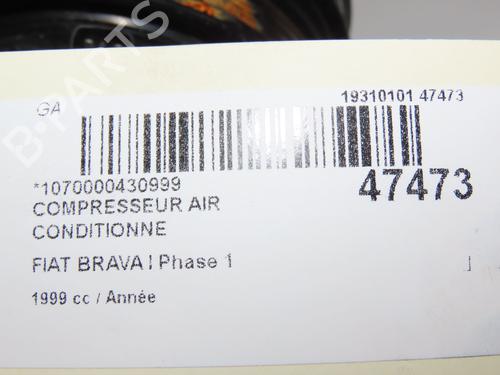 Compresseur AC FIAT BRAVA (182_) 1.2 16V 80 (82 hp) 29263768