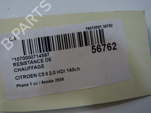 Varmeblæsermodstand Varmeblæsermodstand CITROËN C5 III (RD_) 2.0 HDi 140 (RDRHF8, RDRHFA, RDRHA8, RDRHAJ) (140 hp) 36426832 36426832