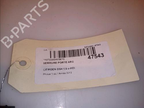 Rear left lock CITROËN DS4 (NX_) 1.6 HDi 115 | BP13214055C100 
