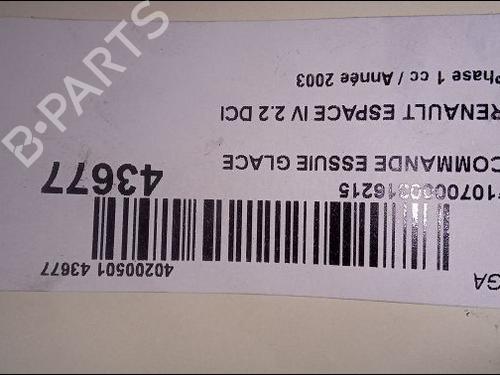 Used Steering column stalk RENAULT ESPACE IV (JK0/1_) 2.2 dCi (JK0H) (150 hp) 9617935