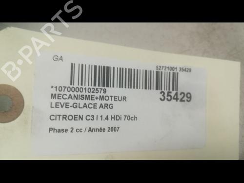 Rear left window mechanism CITROËN C3 I (FC_, FN_) 1.4 HDi | BP9597321C24