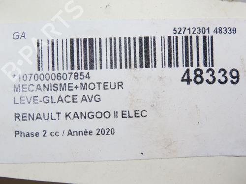 Used Front left window mechanism RENAULT KANGOO Express (FW0/1_) Z.E. (FW0Z, FW1Z) (60 hp) 28831156