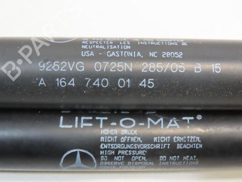 Used Tailgate lift support Tailgate lift support MERCEDES-BENZ M-CLASS (W164) ML 350 4-matic (164.186) (272 hp) 18415167 18415167