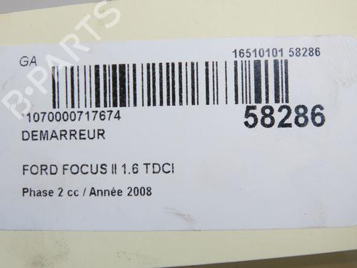 Starter FORD FOCUS II (DA_, HCP, DP) 1.6 TDCi | BP36510817M8 - Image 5