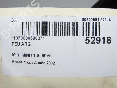 Used Left taillight MINI MINI (R50, R53) One (90 hp) 32129710