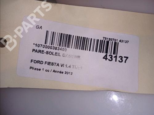 Left sun visor FORD FIESTA VI (CB1, CCN) 1.4 TDCi | BP11103998I1 