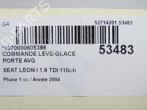 Left front window switch SEAT LEON (1M1) 1.9 TDI | BP36283704I27  - Image 6