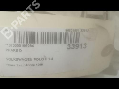 Right headlight VW POLO III (6N1) 60 1.4 | BP9603788C29 