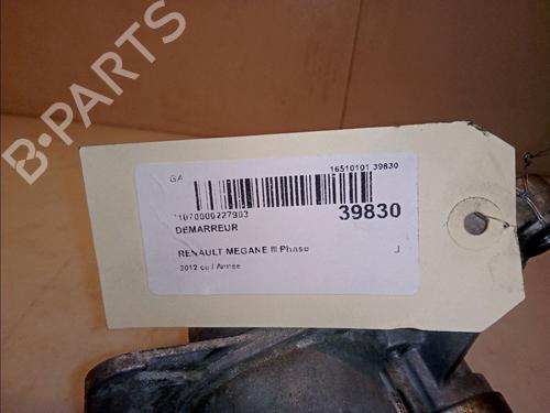 Used Starter Starter RENAULT MEGANE III Coupe (DZ0/1_) 1.4 TCe (DZ0F, DZ1V) (131 hp) 12954276 12954276