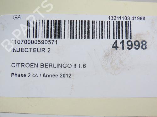 Injector CITROËN BERLINGO MULTISPACE (B9) 1.6 HDi 90 | BP22692616M100 