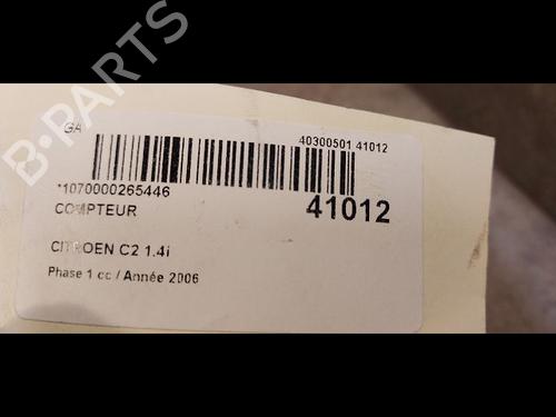 instrument-cluster-citroen-c2-jm_-14-6105wk-2003-2004-2005-2006-2007-2008-2009-2010-2011-2012-2013-2014-2015-2016-2017-9612085 main image