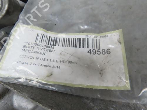 Used Gearbox CITROËN DS3 (SA_) 1.6 HDi 90 (92 hp) 28829392